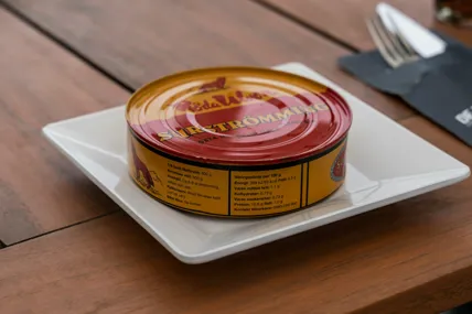 A can of fermented herring 