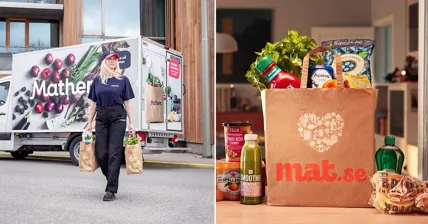 Axfood and Mathem are entering into a strategic partnership, with Axfood divesting Mat.se in exchange for shares in Mathem