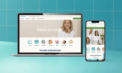Apohem.se on a screen